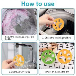 Fur catcher – Produs pentru eliminarea părului de animale în timpul spălării (2 buc) 03