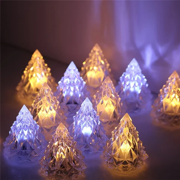 MINI CHRISTMAS TREE LIGHT – Brad cu LED (1+1 GRATIS) slider