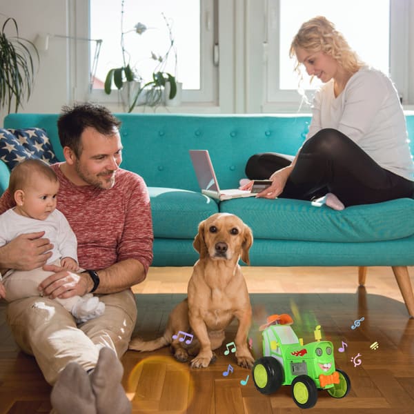 HAPPY TRACTOR – Mașină de dans cu telecomandă slider