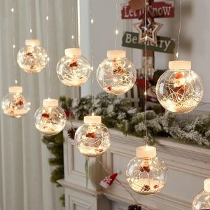 SANTA BALL – Bile de Crăciun strălucitoare (3m) 03