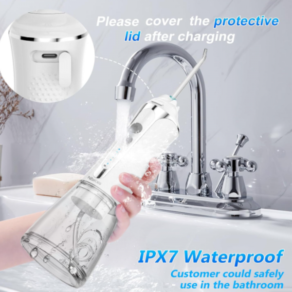 WATERFLOSS – Aparat de ață dentară fără fir slider