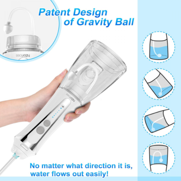 WATERFLOSS – Aparat de ață dentară fără fir slider