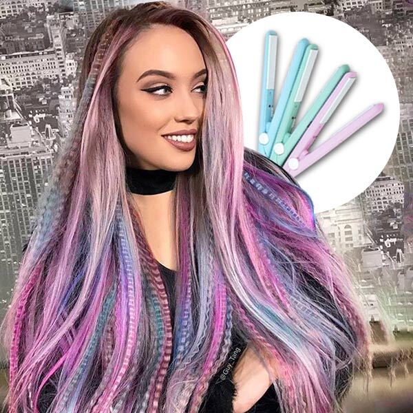 Mini hair straightener – Mini placă pentru îndreptat părul slider