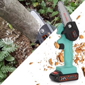 Mini wireless chainsaw – Ferăstrău portabil 03