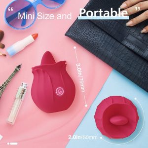 Rose flower – LIMBĂ VIBRATOR PENTRU FEMEI 03