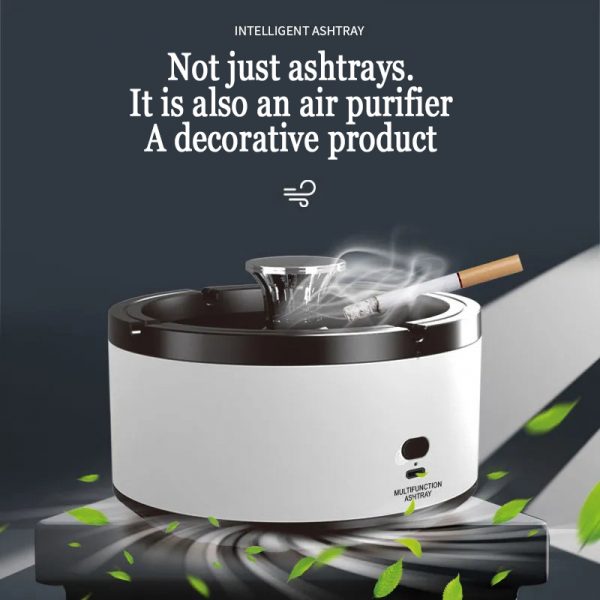 Air purifying ashtray – Scrumiera purificatoare de aer