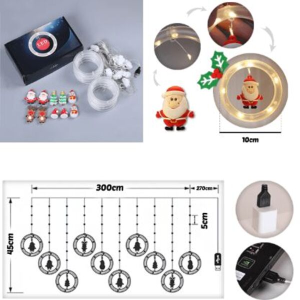 CHRISTMAS RINGS- Inele LED de Craciun 03