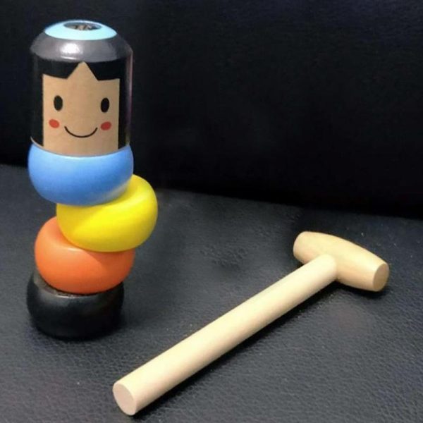 Magic Man – Jucărie din lemn indestructibilă cu ciocan