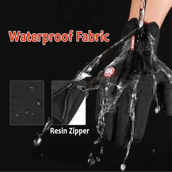 HeatGloves – Mănuși termice pentru iarnă cu funcție touchscreen slider