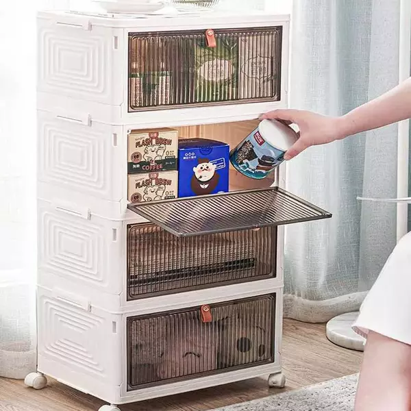 HOMEBOX – Cutie de depozitare pe roți slider