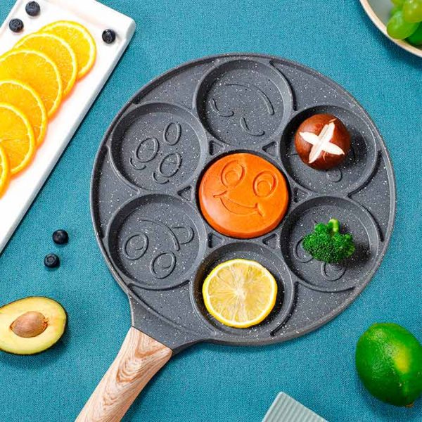 PancakePan – Tavă în formă de smiley pentru clătite americane slider
