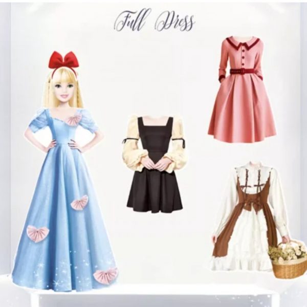 Doll Book – O carte magnetică pentru îmbrăcarea păpușilor slider