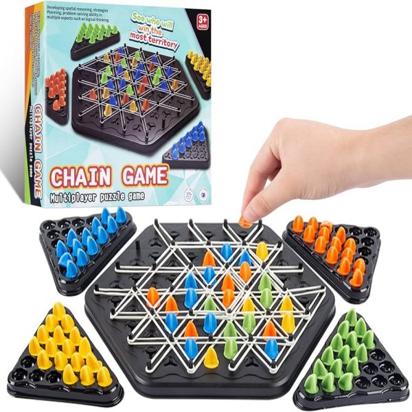 TRIANGLE GAME – Joc cu benzi elastice
