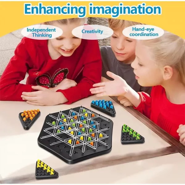 TRIANGLE GAME – Joc cu benzi elastice 03